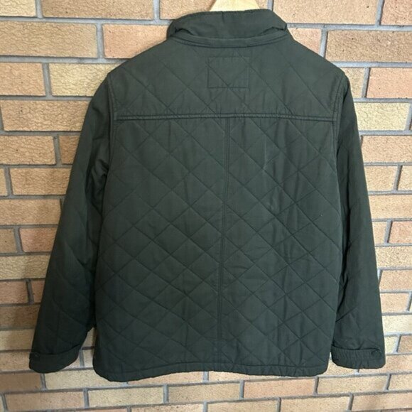 Vineyard Vines Women’s Fleece Lined Green Quilted Full Zip Jacket Size XL - Picture 3 of 10